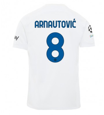 Inter Milan Marko Arnautovic #8 Bortatröja 2023-24 Kortärmad